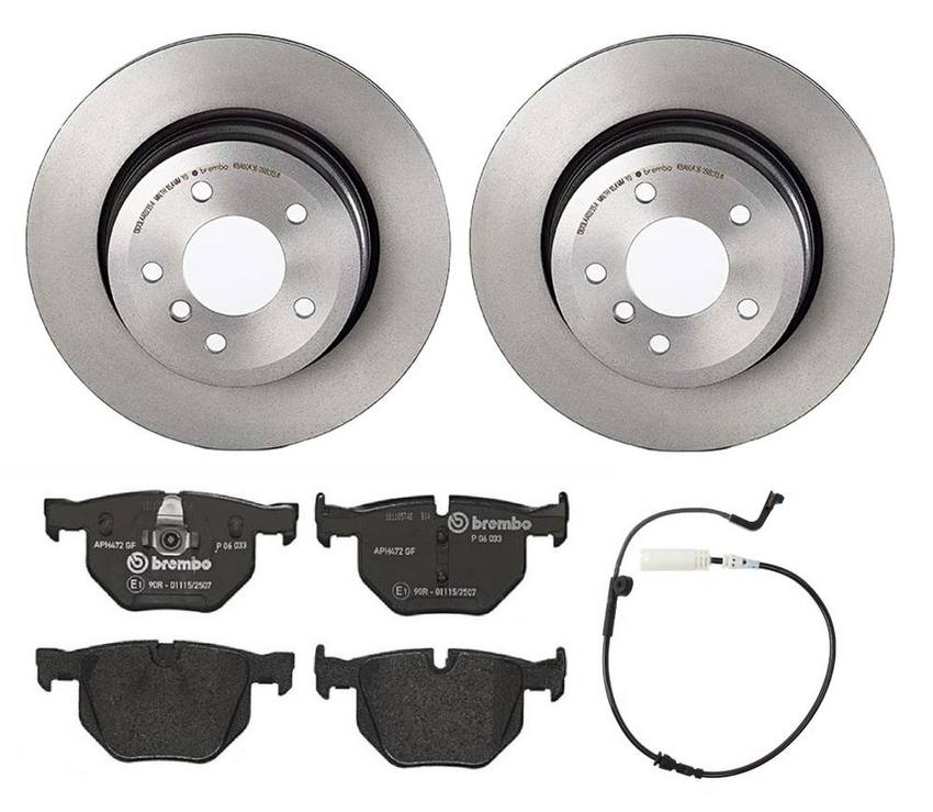 Brembo Brakes Kit - Pads and Rotors Rear (320mm) (Low-Met)